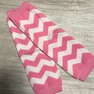 Pink baby infant leg warmers (110)